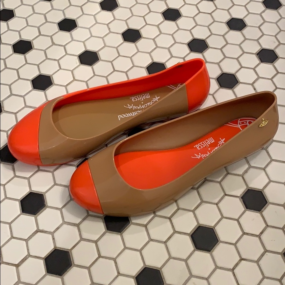 NEW Vivienne Westwood Anglomania + Melissa Flats - Picture 3 of 8